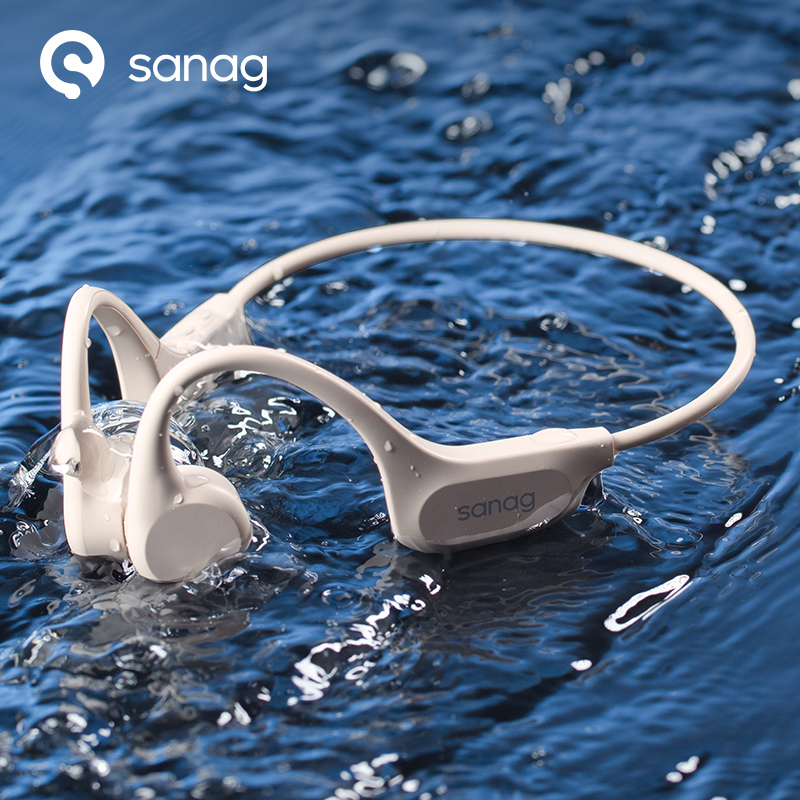 Bone Conduction Running Headphones - Auriculares Bluetooth Sanag B60S IPX8 para