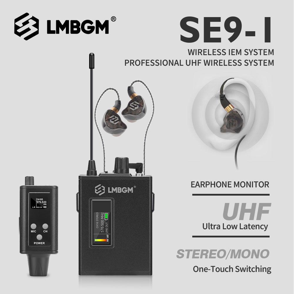 In Ear Monitors For Singers - Sistema de Monitoreo Inalámbrico In-Ear LMBGM