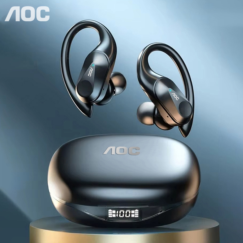 Headphones - Choice AOC Auriculares deportivos inalámbricos Bluetooth