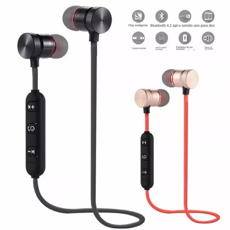 Magnetic Neckband Sports Earphones - 1/2/3/4 unidades de auriculares Bluetooth con