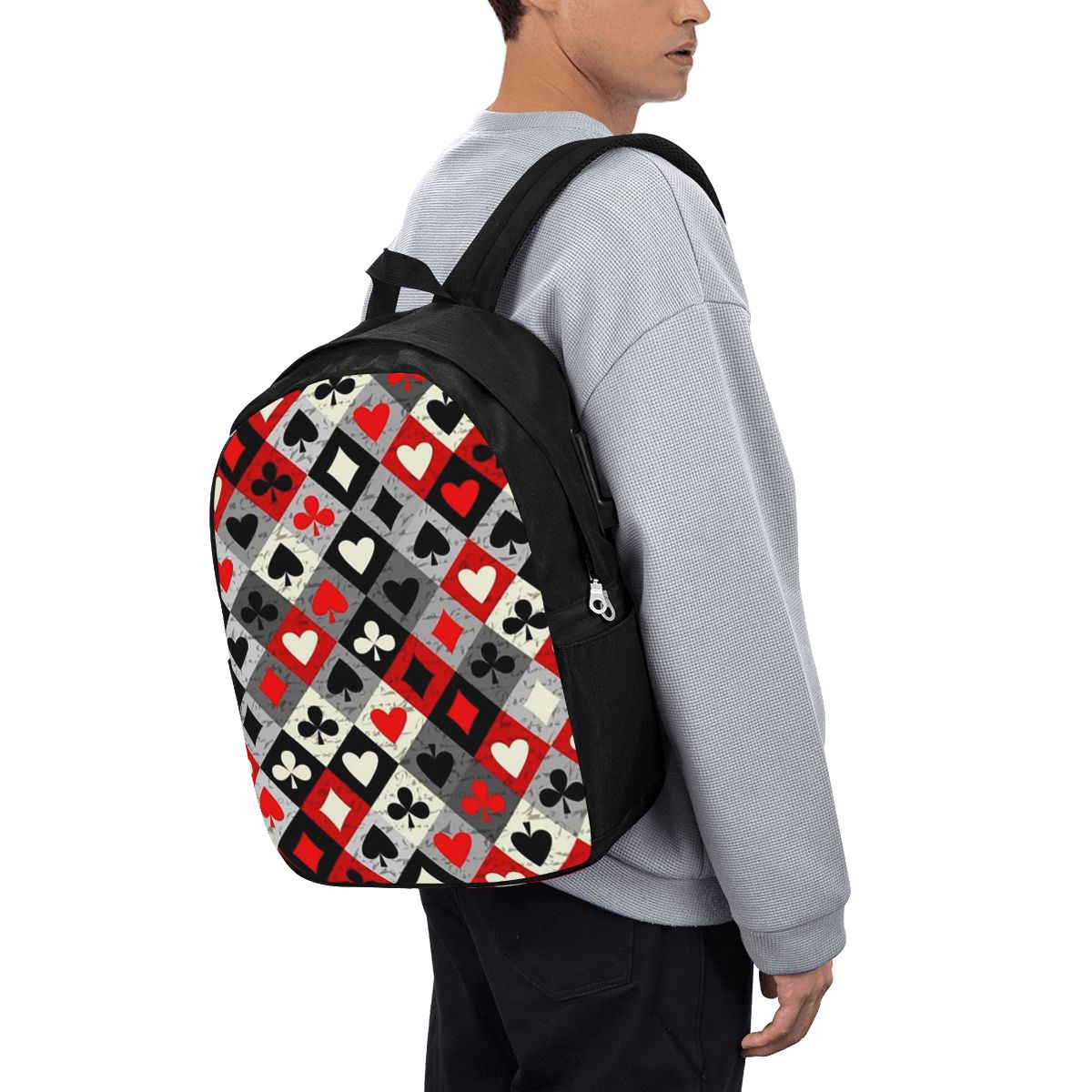 Laptops - Mochila con estampado de cartas de