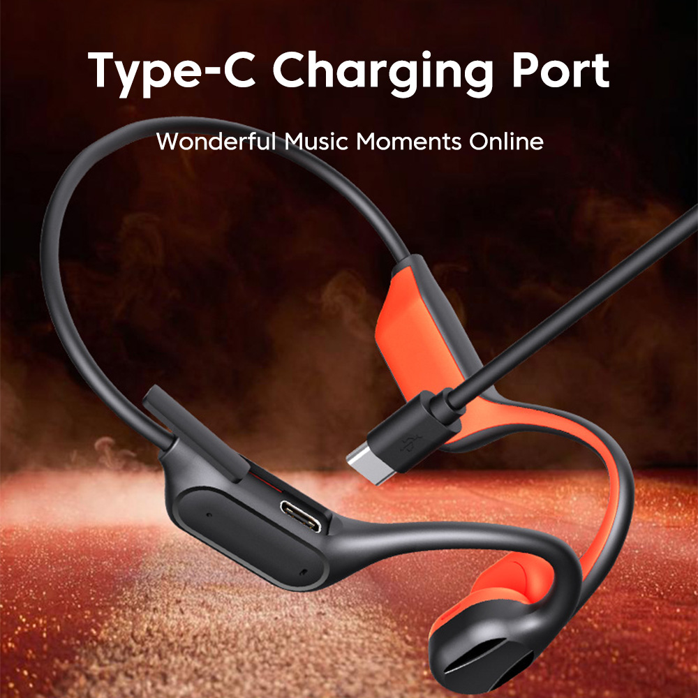 Bone Conduction Running Headphones - Auriculares deportivos de conducción ósea, Bluetooth