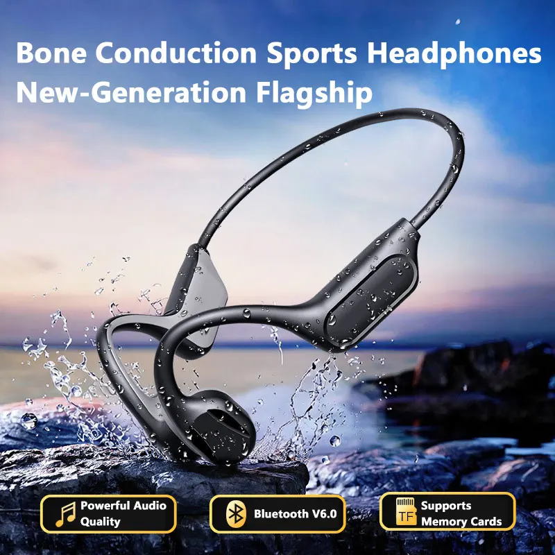 Bone Conduction Running Headphones - Nuevos auriculares deportivos IPX8 con Bluetooth