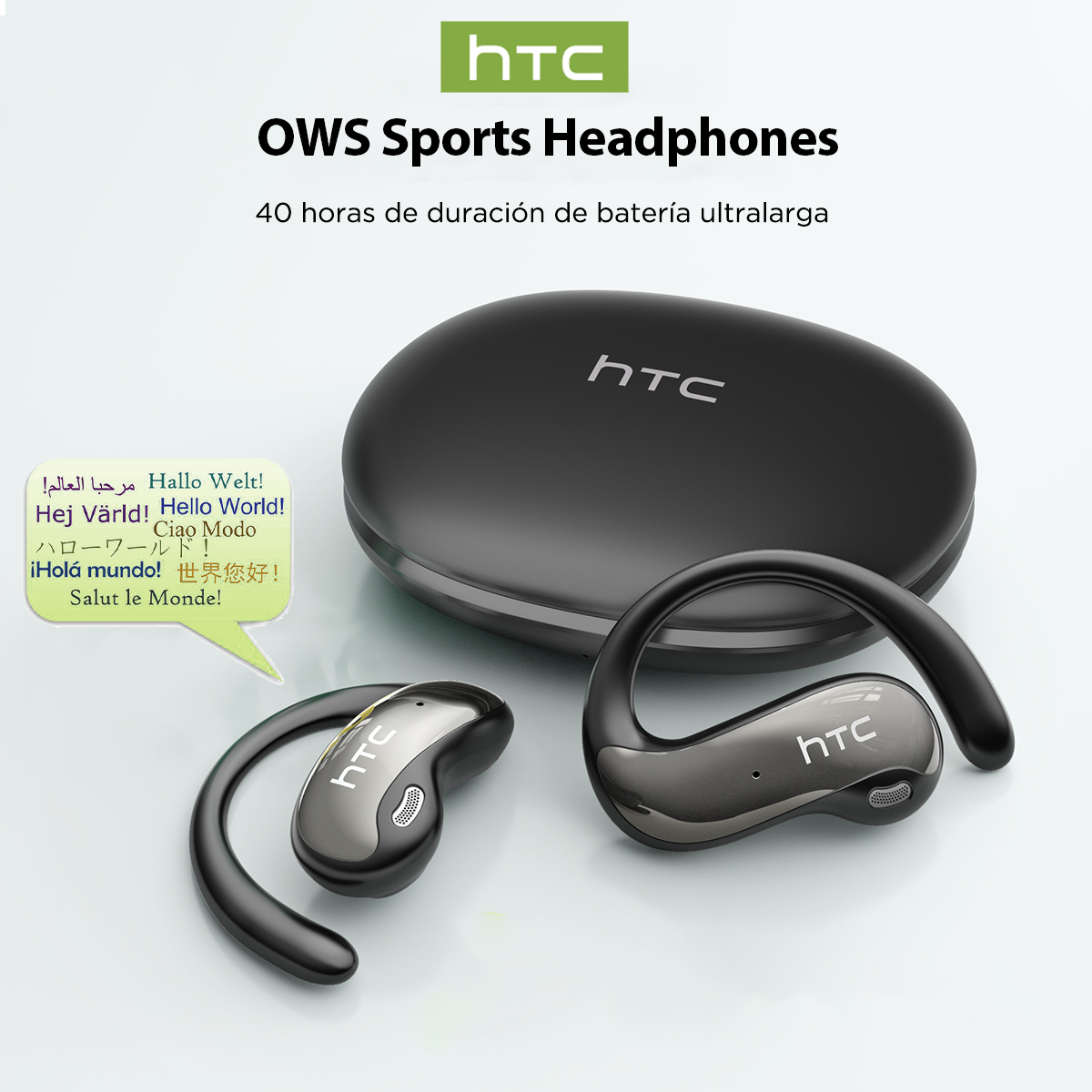 Type C Wired Earphones With Mic - HTC NE19 auriculares Bluetooth AI OWS