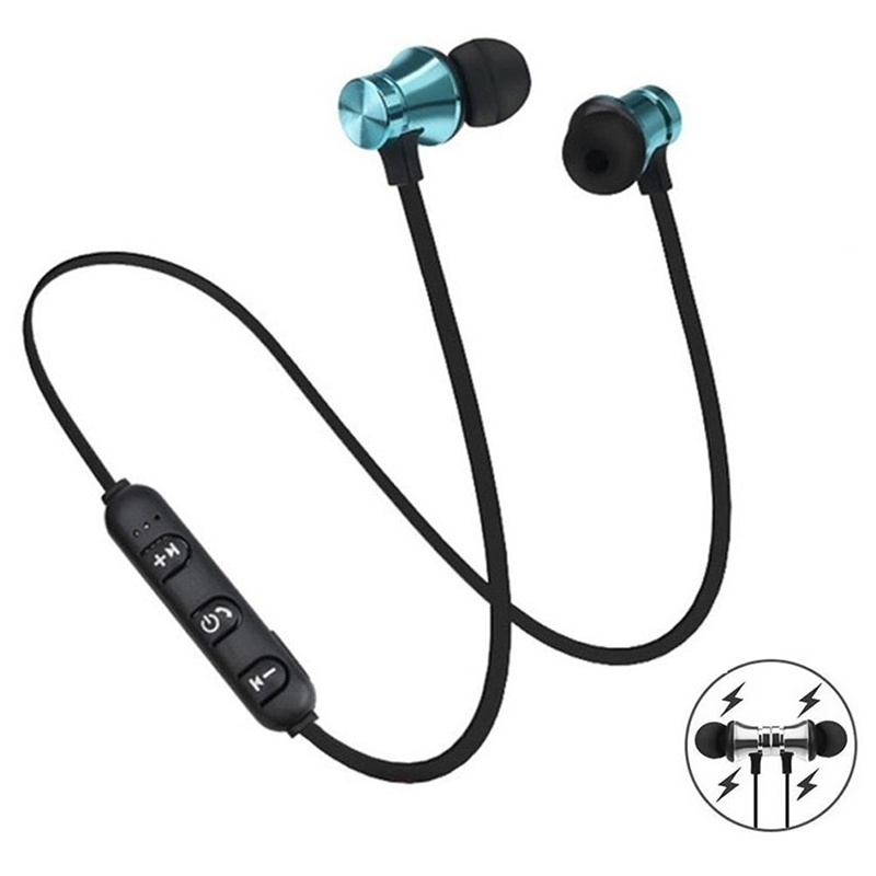 Magnetic Neckband Sports Earphones - Auriculares intrauditivos con banda para el
