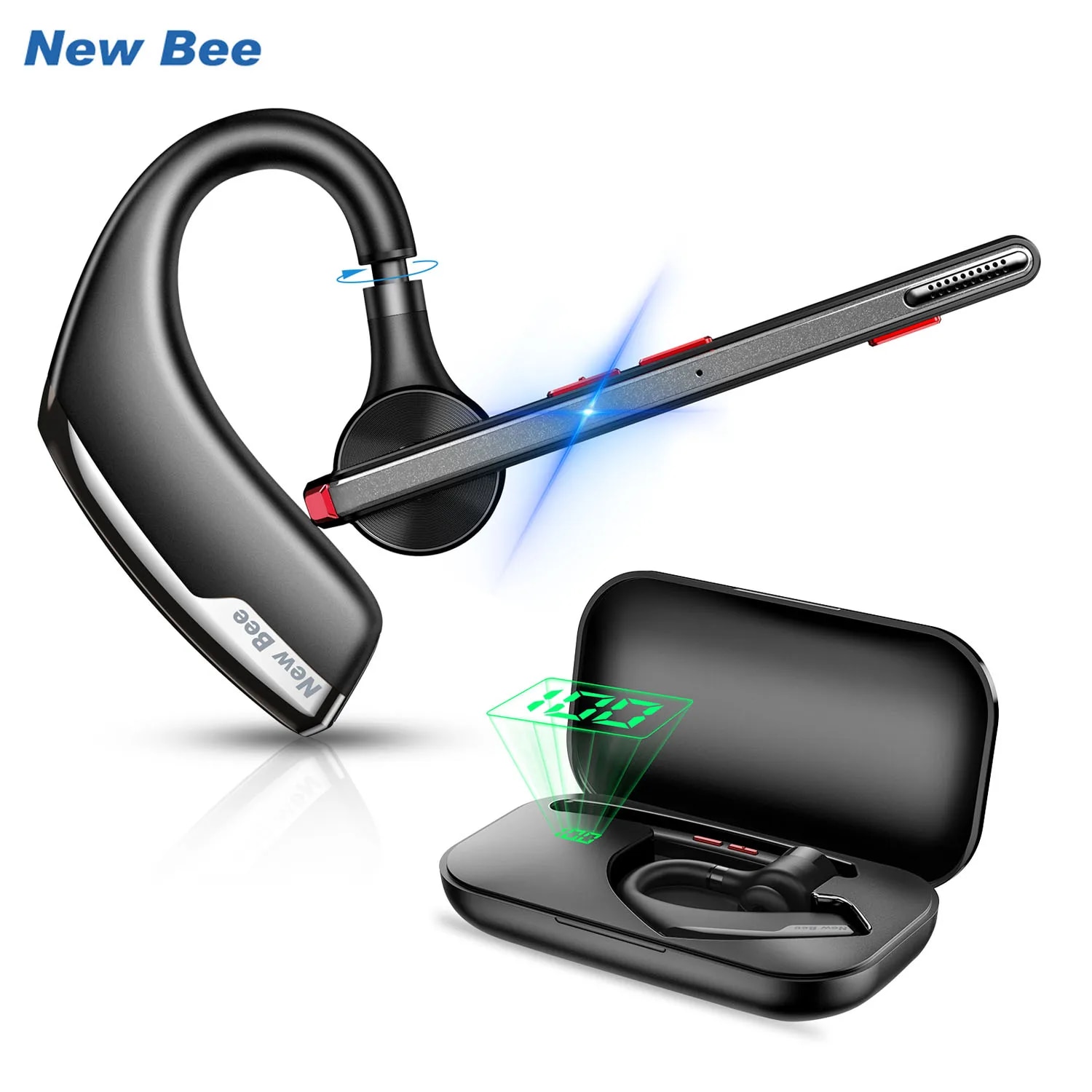 New Bee-auriculares inalámbric - Open Ear Air Conduction Headphones reseña y precio