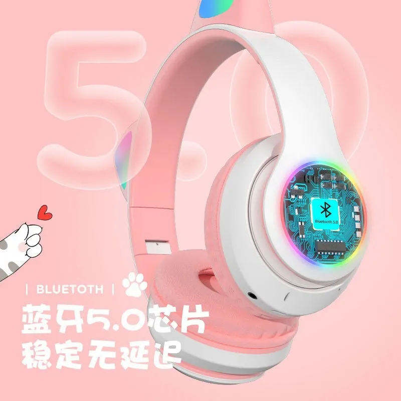 Auriculares Bluetooth con orej - Cat Ear Bluetooth Headset Led reseña y precio