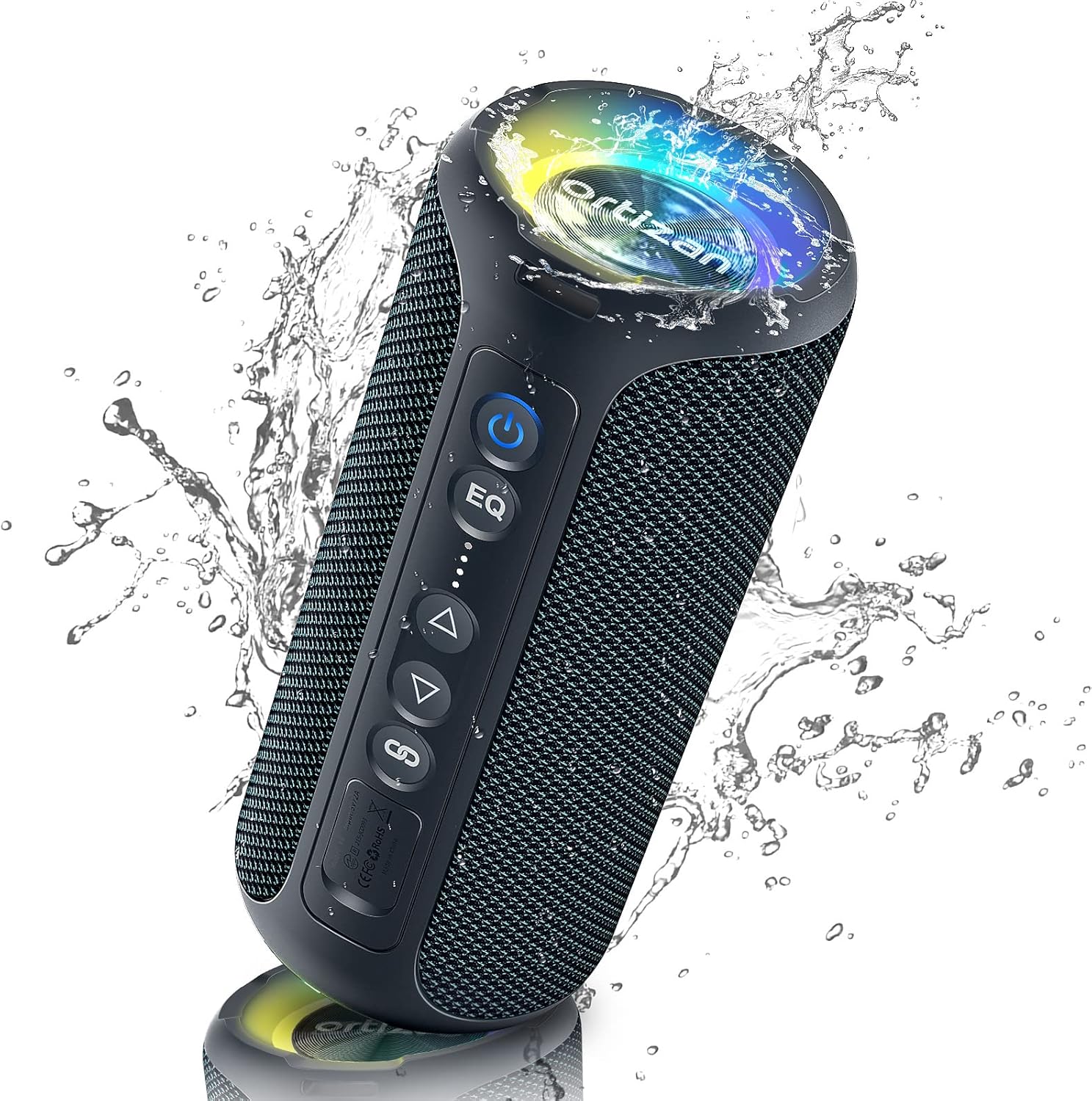 Altavoces Bluetooth Ortizan, a - Portable Bluetooth Speaker Waterproof Ipx7 reseña y precio