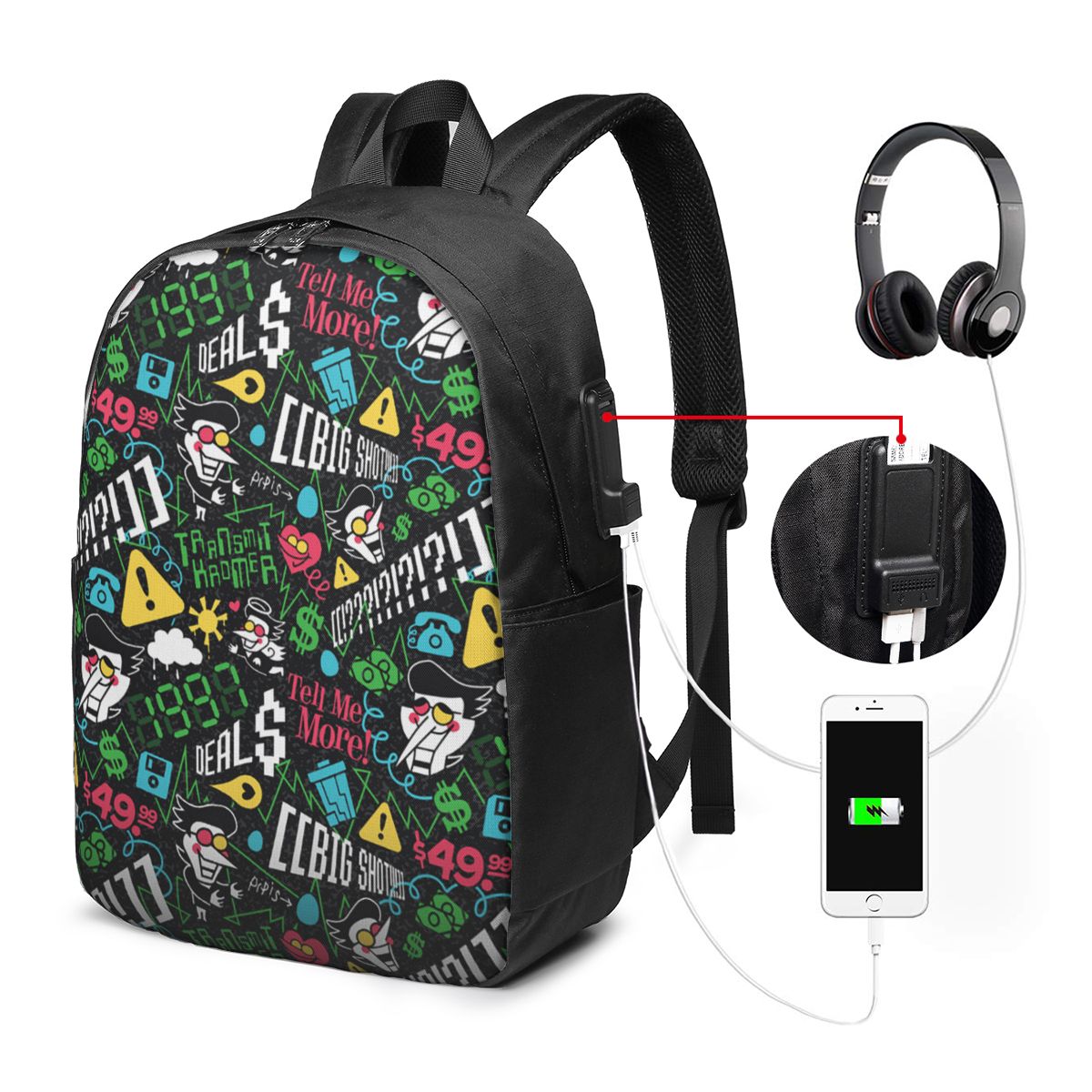 Deltarune SPAMTON G Mochila de - Laptops reseña y precio