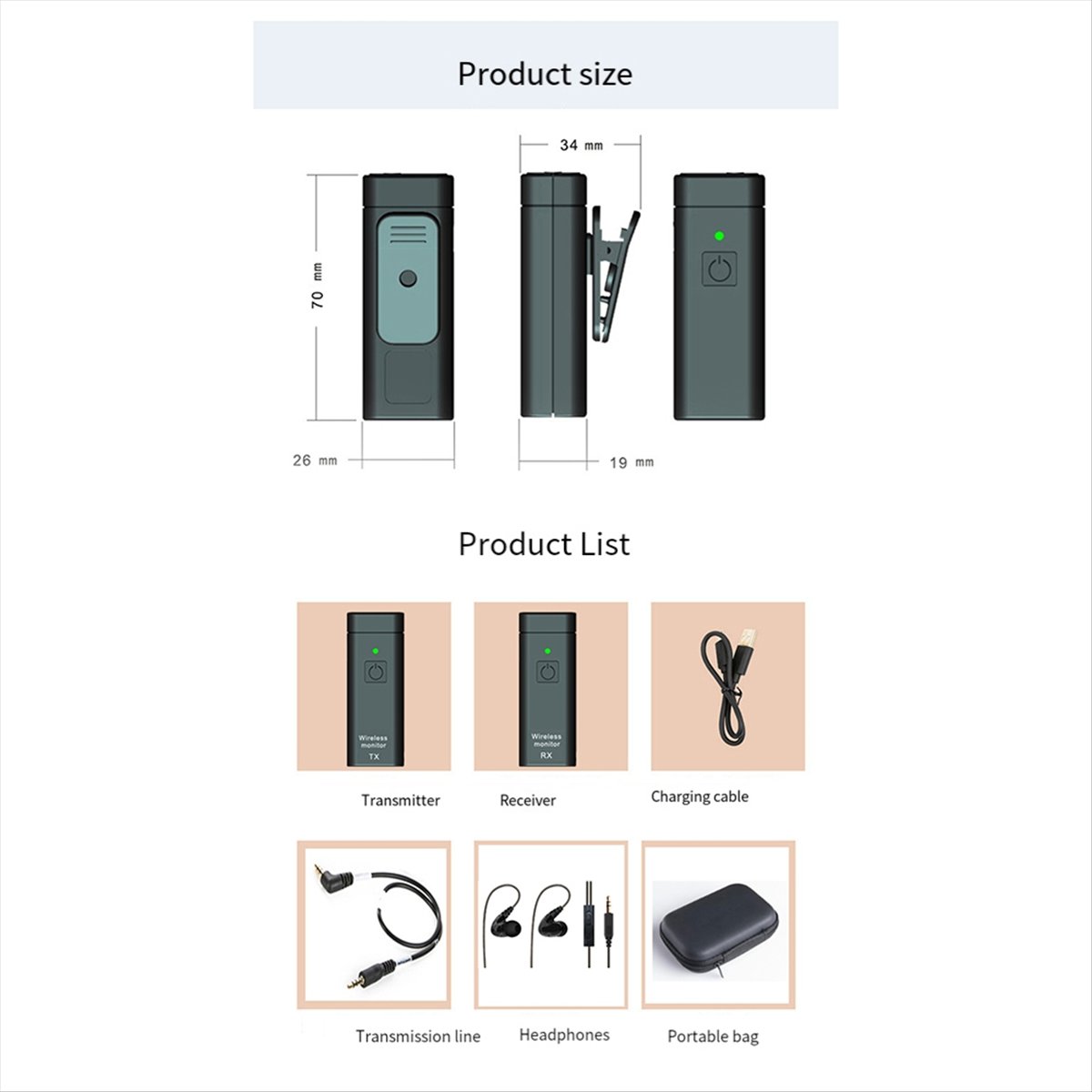 Kit de sistema de monitoreo de - In Ear Monitors For Singers reseña y precio