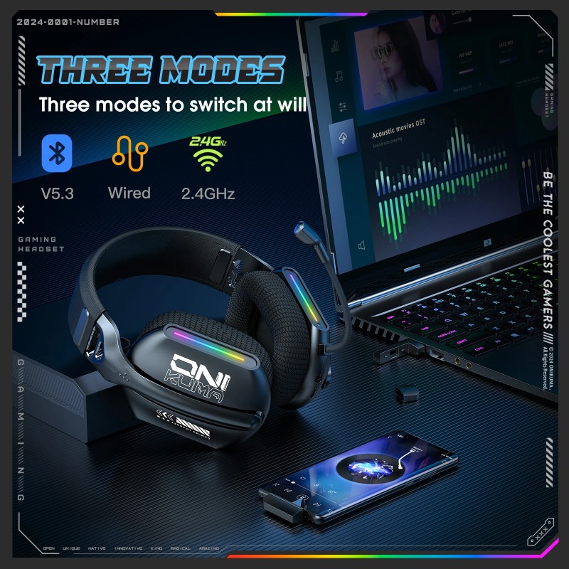 ONIKUMA GT808 Auriculares inal - Gaming Headset With Mic Rgb reseña y precio
