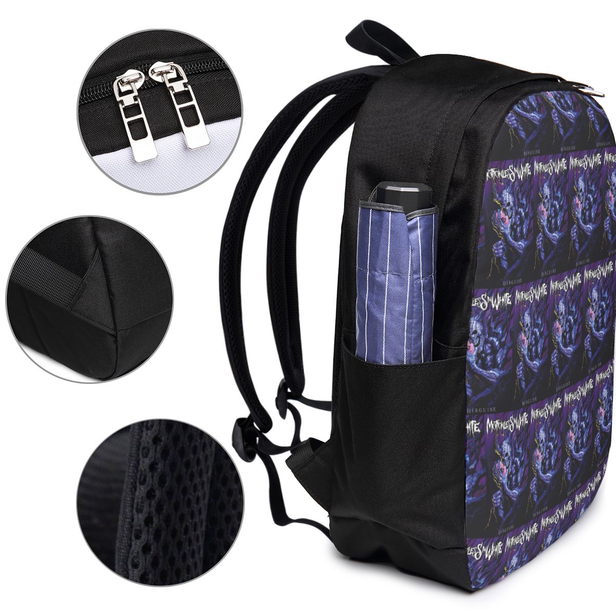 Mochila Motionless In White, b - Laptops reseña y precio