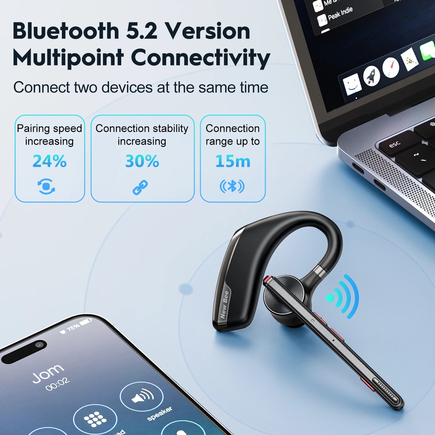 New Bee-auriculares inalámbric - Type C Wired Earphones With Mic reseña y precio