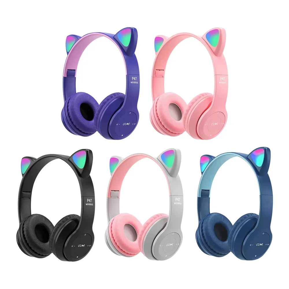 Auriculares compatibles con Bl - Cat Ear Bluetooth Headset Led reseña y precio