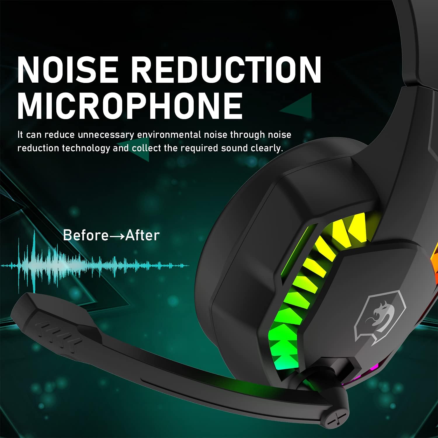 Auriculares para juegos con ca - Gaming Headset With Mic Rgb reseña y precio