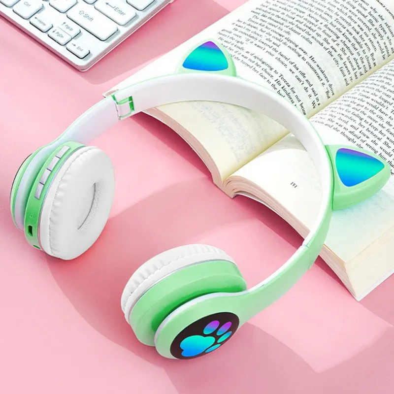 Auriculares Inalámbricos con O - Cat Ear Bluetooth Headset Led reseña y precio