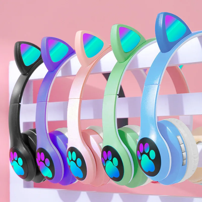 Auriculares Inalámbricos con O - Cat Ear Bluetooth Headset Led reseña y precio