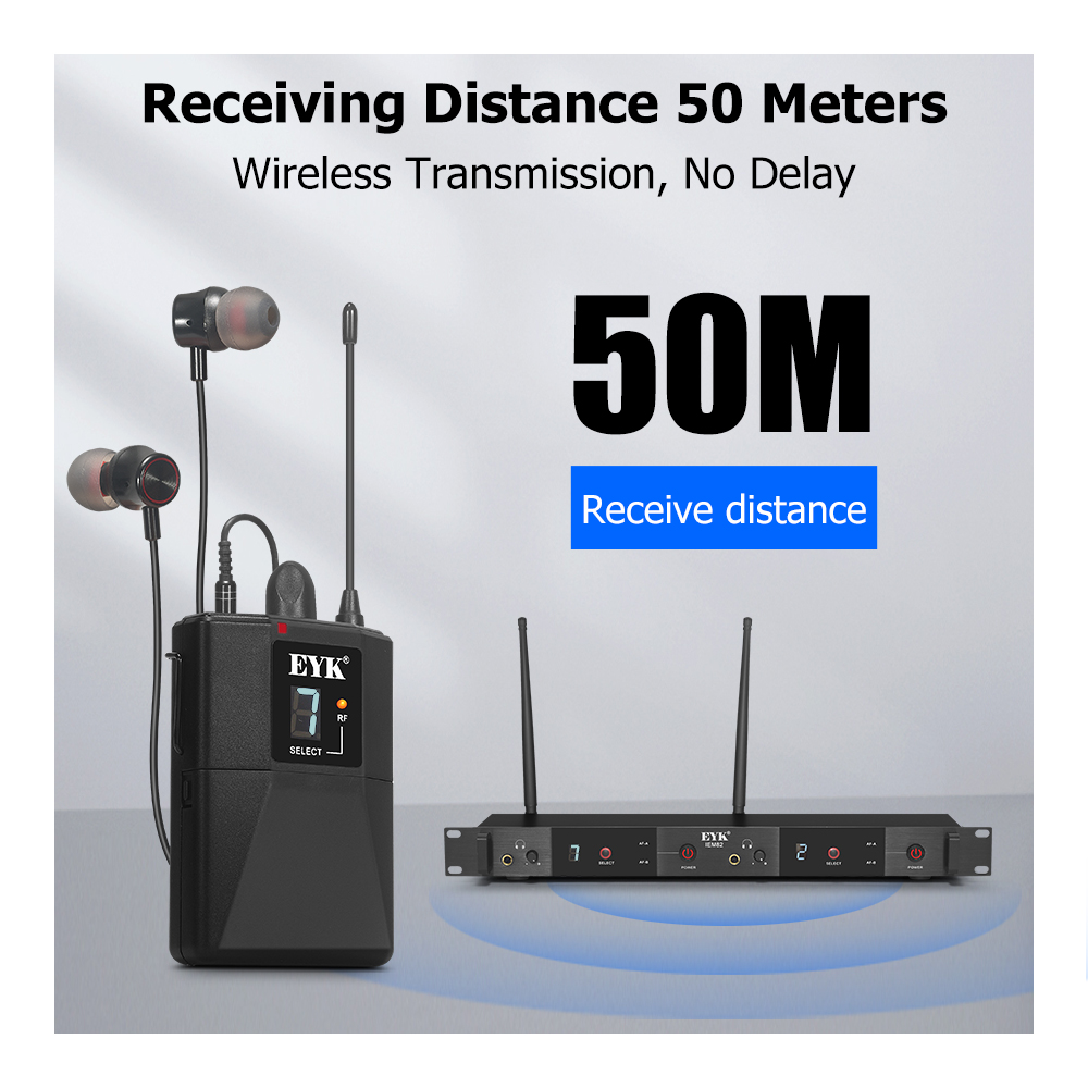 EYK IEM82 UHF sistema de Monit - In Ear Monitors For Singers reseña y precio