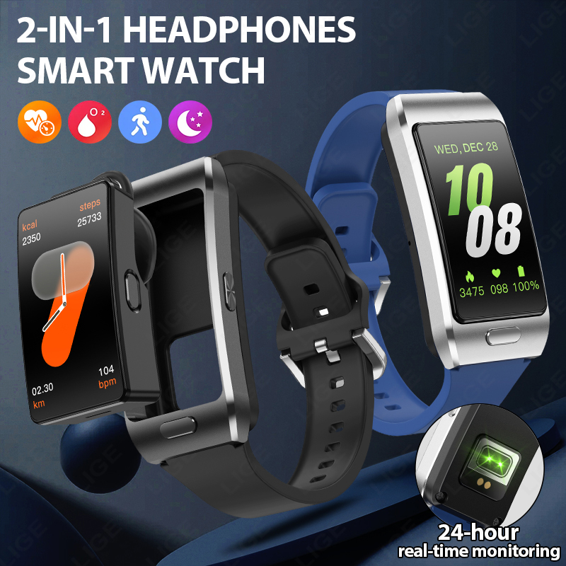 Nuevo reloj inteligente LIGE c - Tws Earbuds Bluetooth 5.3 reseña y precio