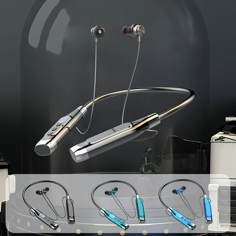 Auriculares inalámbricos estér - Magnetic Neckband Sports Earphones reseña y precio