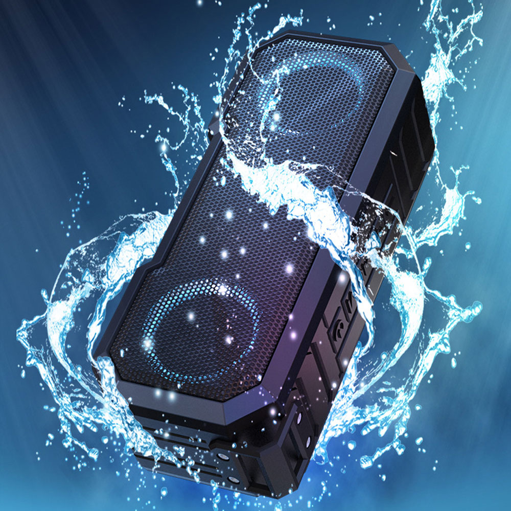 Altavoz Bluetooth portátil, al - Portable Bluetooth Speaker Waterproof Ipx7 reseña y precio