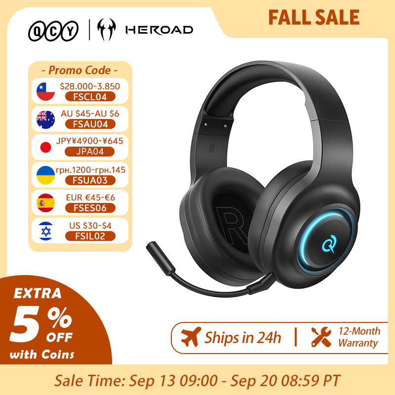 Auriculares para Juegos QCY He - Gaming Headset With Mic Rgb reseña y precio