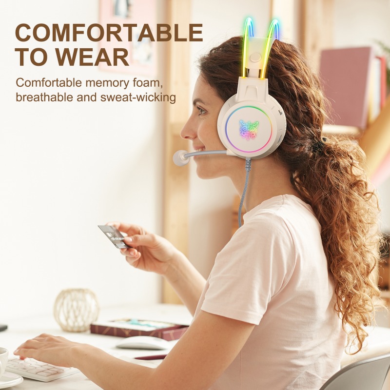 Auriculares para Juegos ONIKUM - Gaming Headset With Mic Rgb reseña y precio