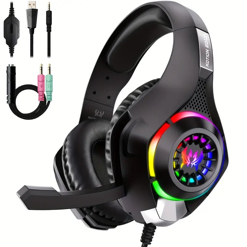 Auriculares para Juegos para P - Gaming Headset With Mic Rgb reseña y precio