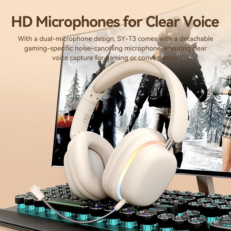 Auriculares estéreo HIFI inalá - Gaming Headset With Mic Rgb reseña y precio