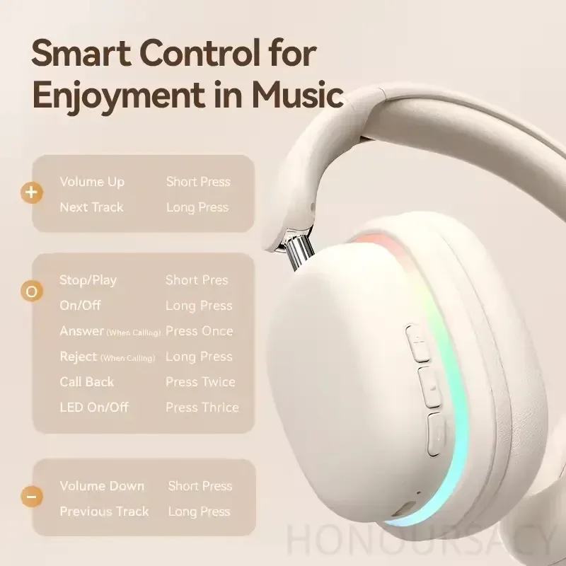 Auriculares estéreo HIFI inalá - Gaming Headset With Mic Rgb reseña y precio